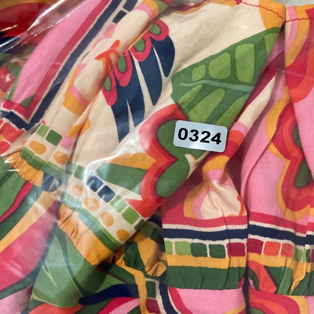 Label Of Love Anthropologie Calista Resort Mini Dress Cover Up V Neck Size small - Picture 16 of 16